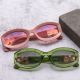 Vintage Oval Sunglasses Women 2023 Trend New Fashion Metal Chain Sunglasses Elegant Eyeglasses Fashion Outdoor Cycling Shades