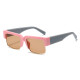 Small New Half Square Sunglasses Women Fashion Vintage Shades Men Brand Oculus Designer Gafas Luxury Sun Glasses UV400 Eyewear