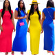 2024 Women Summer Long Maxi Dress Sexy Short Sleeve Cute O-Neck Bandage Party Night Club Casual Street Dresses Vestidos GL105