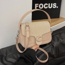 Luxury Design Handbag For Women Leather One Shoulder Bag Solid Color Messenger Bag Tote Bag Purse Designer Ladies Crossbody Bags
