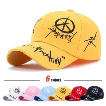 Korean Style Youth Fashion Graffiti Sun Visor Baseball Cap for Students Men and Women Street Casual Printed Duckbill Cap