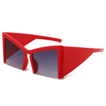 2025 New Style Personality Large Frame Sunglasses European and American Internet Celebrity Exaggerated Half Cat Eye Large Frame Fashion Ins Sunglasses for Women