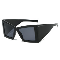 2025 Cross-border Personality Square Large Frame Sunglasses European and American Internet Celebrity Exaggerated Style Wide-leg Fashion Sunglasses for Women