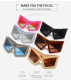 2025 Personality Large Frame Cat Eye Sunglasses European and American Style Hip-Hop Internet Celebrity Beach Party Sunglasses
