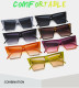 Large Frame Cat Eye Butterfly Sunglasses European and American Fashion Face Shaping Internet Celebrity Street Snap Sunglasses Cross-border Sunshade Glasses