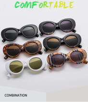 European and American Street Style Ins Colorful Sunglasses Fashion Trend Show Modern Cross-border Retro Tortoiseshell Glasses