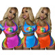 NY8039 Amazon European and American Urban Source Spring Summer Style Positioning Printed Sexy Lips Casual Sports Suit