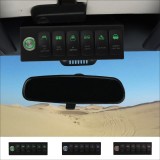 6 Switch Control System for Jeep Wrangler JK 07-18 Green Backlight