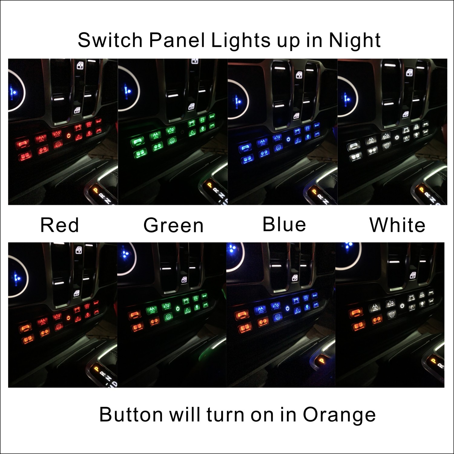 Jeep JL wrangler switch panel