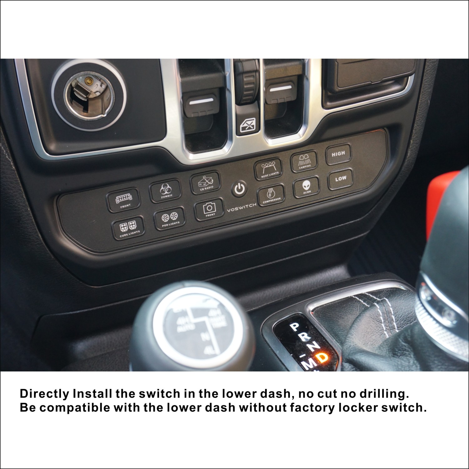 Jeep JL wrangler switch panel