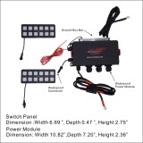 Voswitch UV120D Dual Control Switch Panel Power Distribution System…