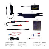 Voswitch B400 S Grab Handle Switch Panel for Ford Bronco 2021+, OEM-Style Fit，100A Solid-State Accessory Power System, Plug-and-Play Installation, IP68 Waterproof, Controls Lights & Accessories