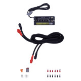 Voswitch PRO6 Upfitter AUX Switch Power Distribution System — for Ford, RAM, Chevy,GMC Trucks (Factory Upfitter Compatible) — 6-Circuit Solid-State Module, 150A Total, Plug-and-Play, 12V/24V