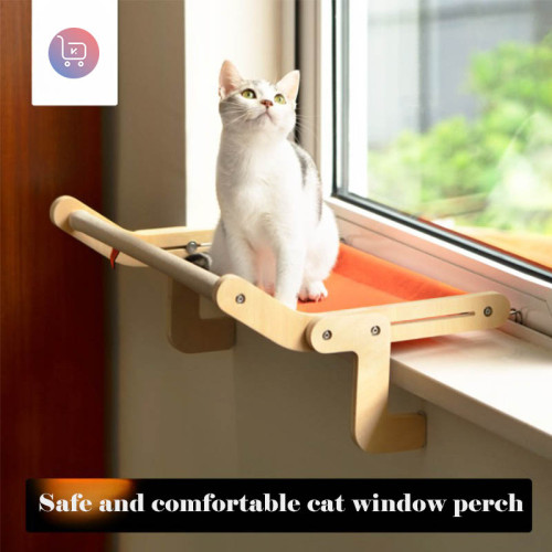 Safe and cozy cat window perch | Free postage on this product