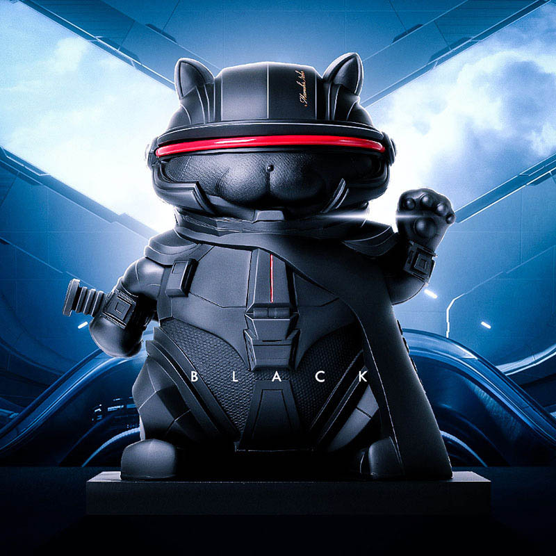US$ 99.90 - Cyberpunk Fortune Cat | Black Knight Fortune Cat US$ 99.90 - Cyberpunk Fortune Cat | Black Knight Fortune Cat