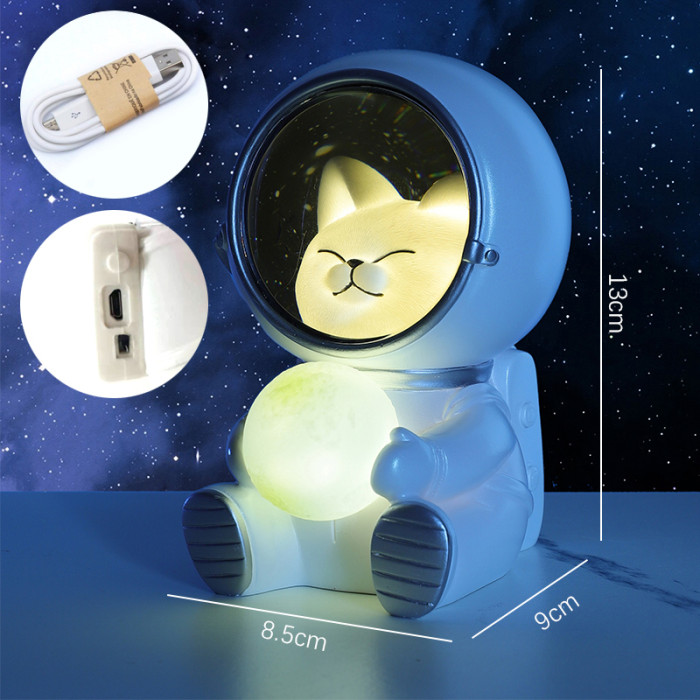 New USB Charge Creative Galaxy Guardian Pet Astronaut Night Light
