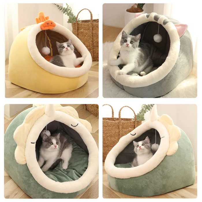 Sweet Cat Bed | Warm Pet Basket