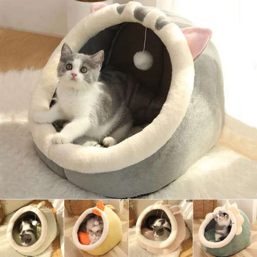 Sweet Cat Bed | Warm Pet Basket