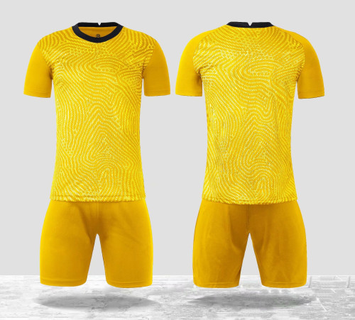 Kids / Youth / Adult Custom Club Team Soccer Goalkeeper Uniforms / Yellow