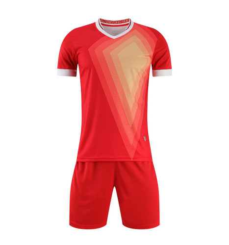 Kids / Youth / Adult Custom Training Soccer Uniforms Red YL9212