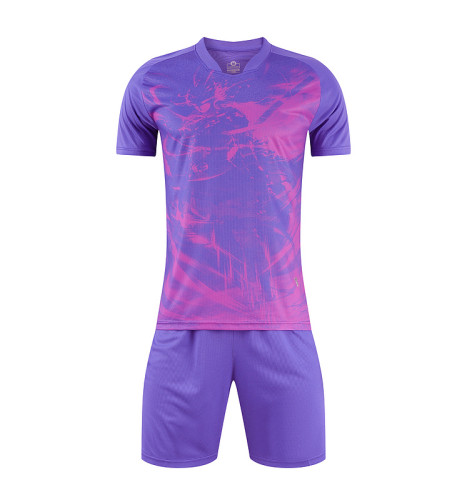 Kids / Youth / Adult Custom Training Soccer Uniforms Purple YL9210