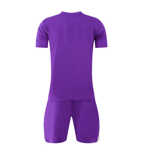 Kids / Youth / Adult Custom Training Soccer Uniforms Purple YL9209