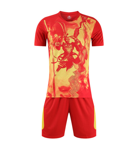 Kids / Youth / Adult Custom Training Soccer Uniforms Red YL9211