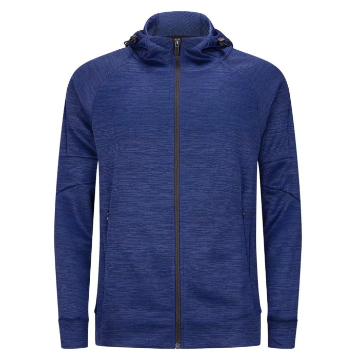 Adult Custom Team Full-Zip Training Hoodie Jacket Navy 6646