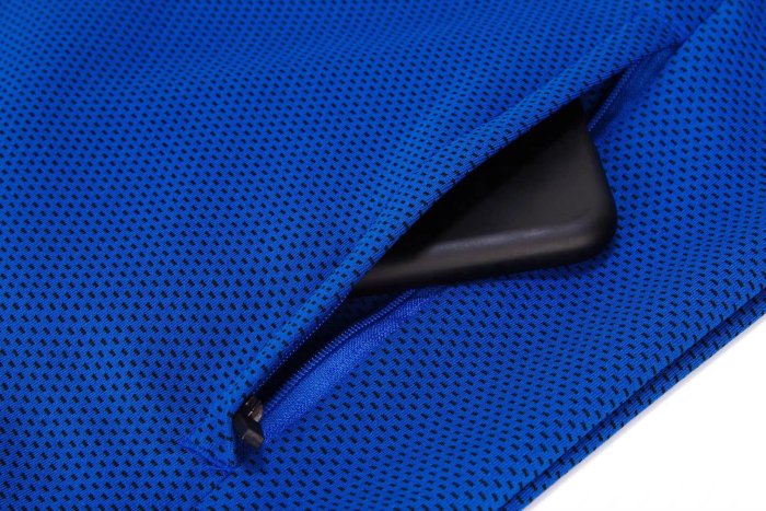 Adult Custom Team Full-Zip Training Hoodie Jacket Bright Blue 6644