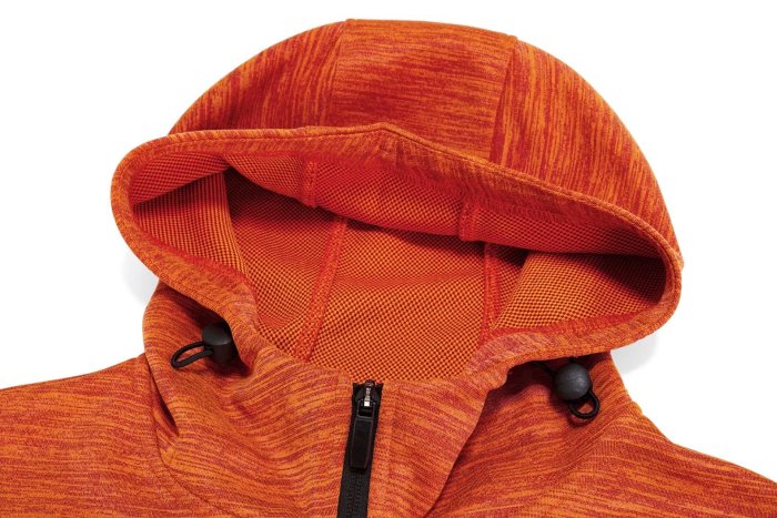 Adult Custom Team Full-Zip Training Hoodie Jacket Orange 6649