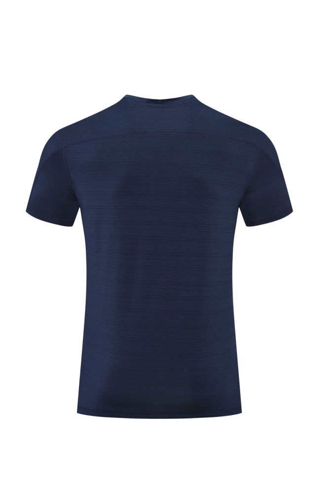 Men's Quick-dry Sports Fitness T-shirt Dark blue #205