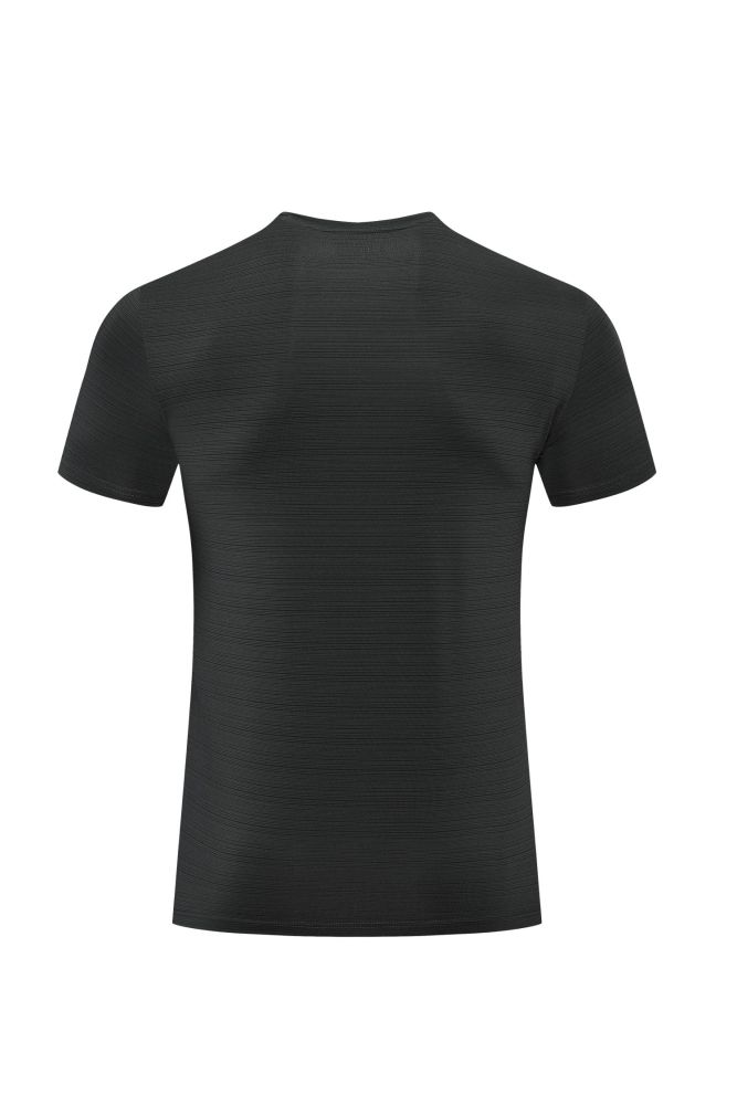 Men's Quick-dry Sports Fitness T-shirt Dark Gray #202