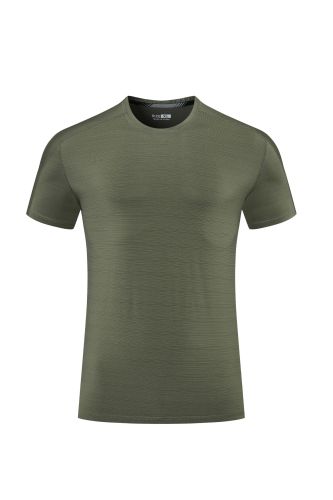 Men's Quick-dry Sports Fitness T-shirt Light army green #205