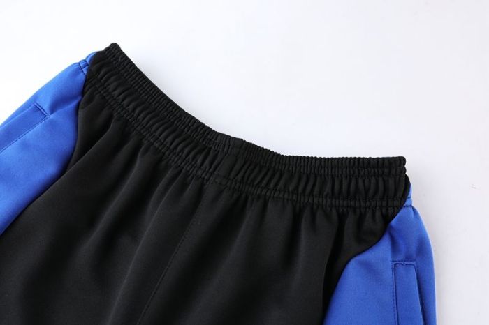 Adult Track Jacket and Pants Set Black/Blue #NJ02