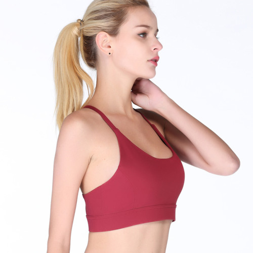 Yoga Fitness Running Top Red Y002