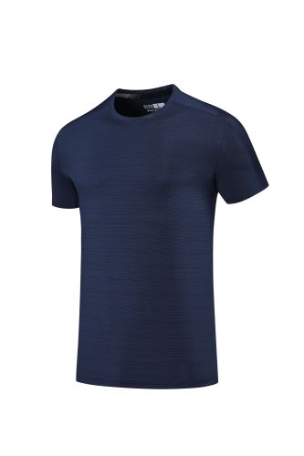 Men's Quick-dry Sports Fitness T-shirt Dark blue #205