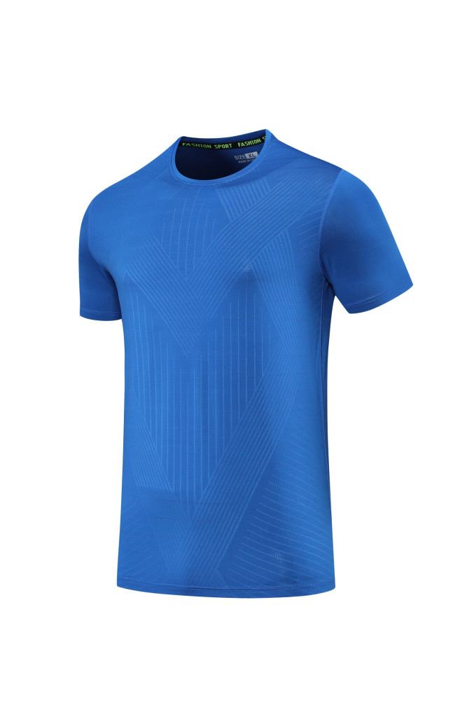 Men's Quick-dry Sports Fitness T-shirt Blue #203