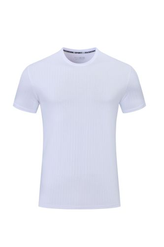 Men's Quick-dry Sports Fitness T-shirt White #201