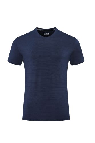 Men's Quick-dry Sports Fitness T-shirt Dark blue #202