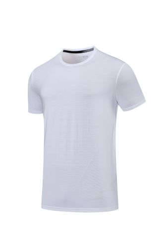 Men's Quick-dry Sports Fitness T-shirt White #204