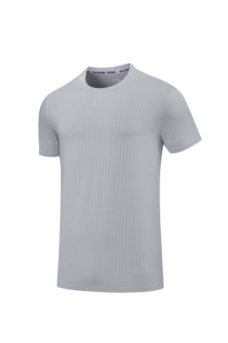 Men's Quick-dry Sports Fitness T-shirt Grey #201