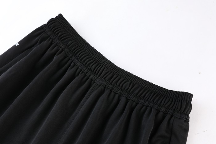 Adult Half-Zip Training Top and Pants Set Black #B201