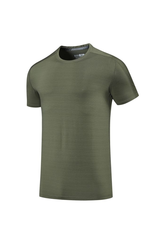 Men's Quick-dry Sports Fitness T-shirt Light army green #205