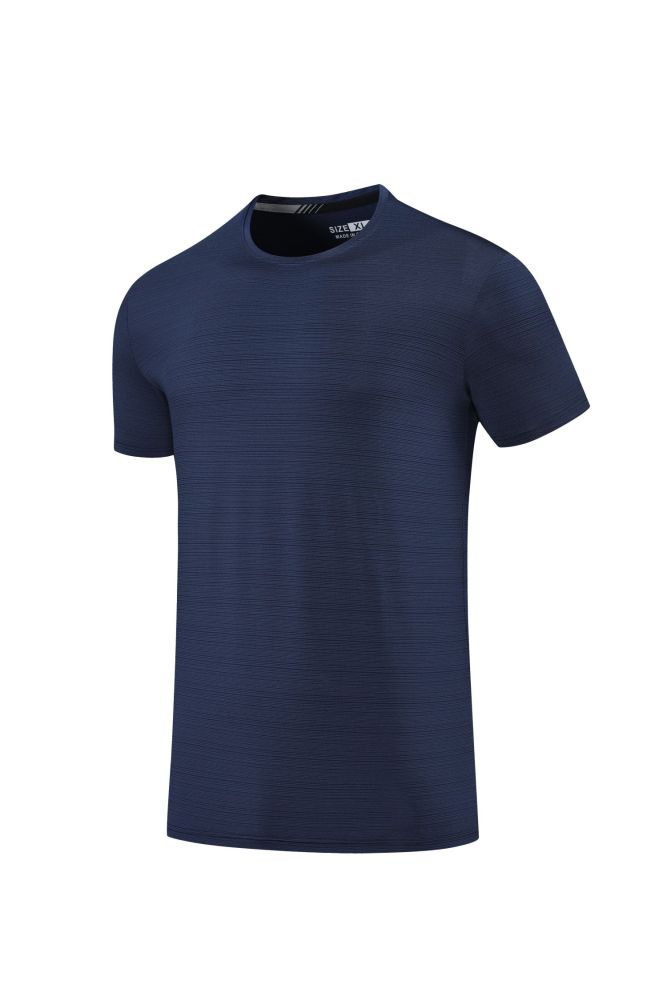 Men's Quick-dry Sports Fitness T-shirt Dark blue #202