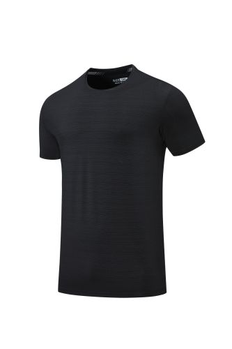 Men's Quick-dry Sports Fitness T-shirt Black #202