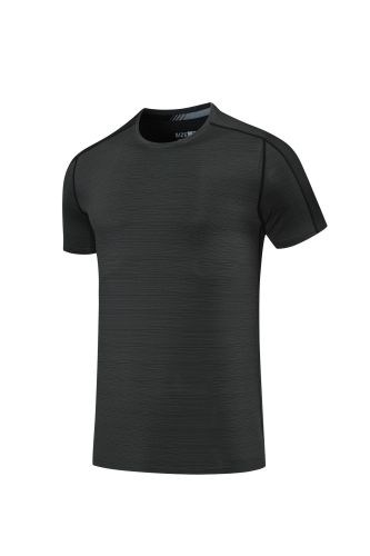 Men's Quick-dry Sports Fitness T-shirt Black #205