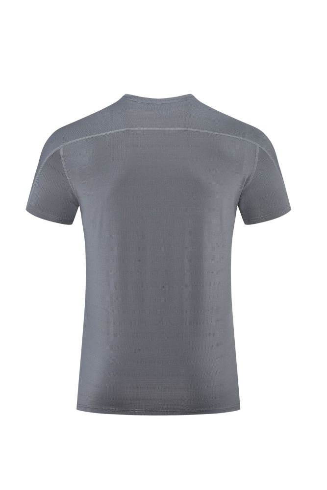 Men's Quick-dry Sports Fitness T-shirt Gray #203