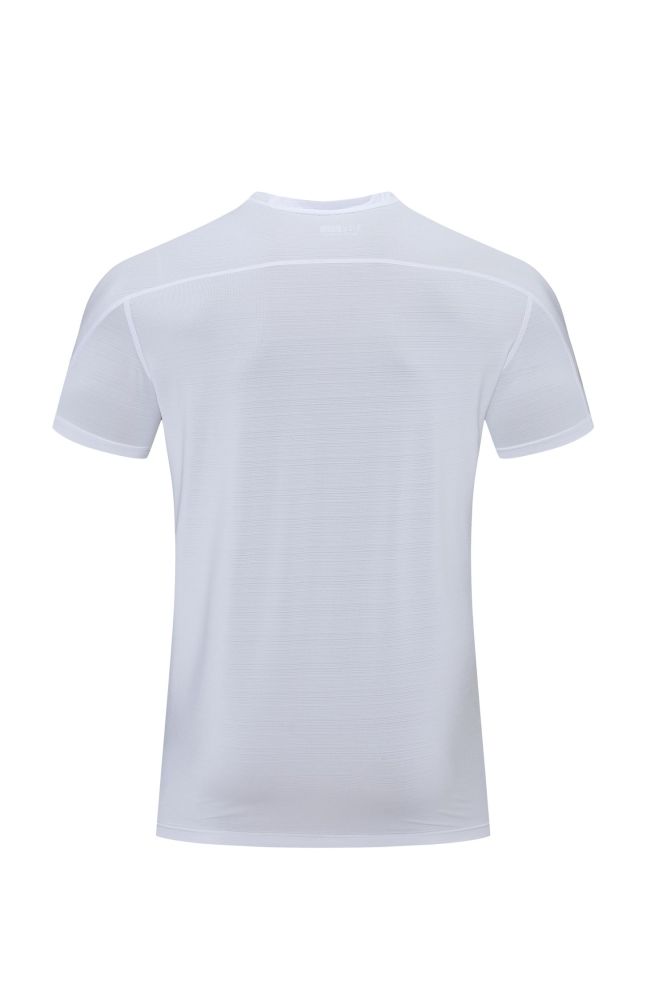 Men's Quick-dry Sports Fitness T-shirt White #205