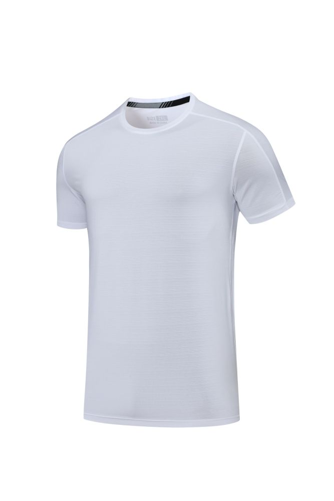 Men's Quick-dry Sports Fitness T-shirt White #205