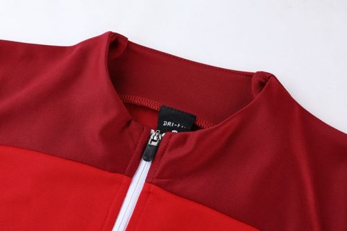 Adult Track Jacket and Pants Set Jujube red #NJ01